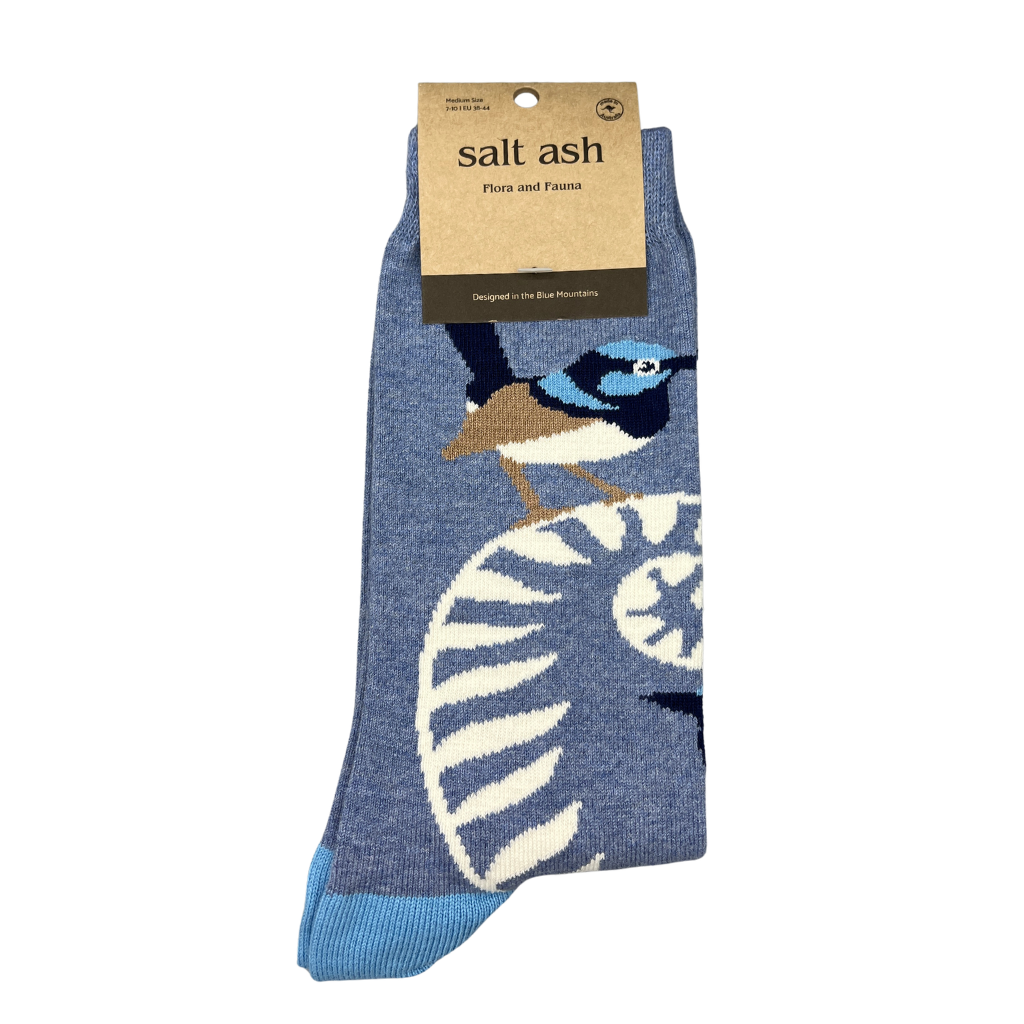 Fairy Wren Crew Socks