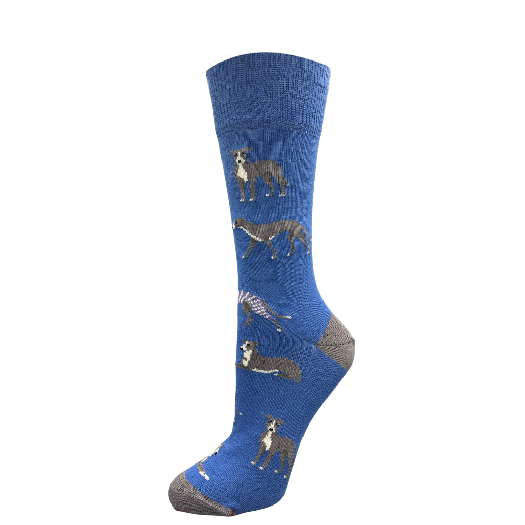Grey hound Cotton Crew Dress Sock - Made in Australia