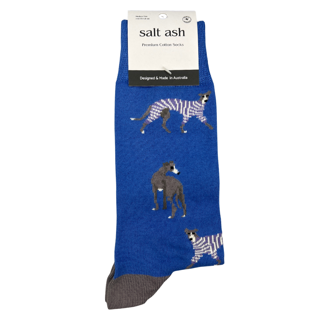 Grey hound Cotton Crew Dress Sock - Made in Australia