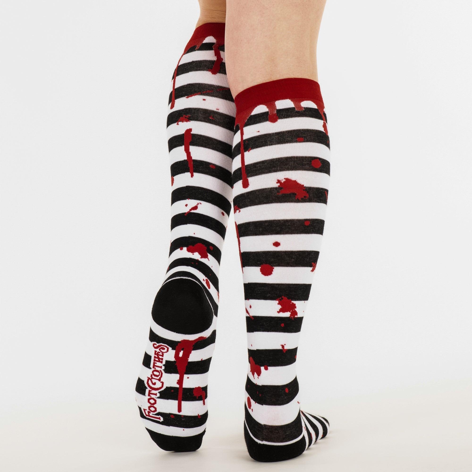 Sanguine Stripes Knee High Sock - The Sockery