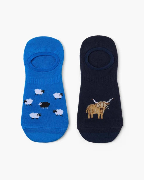 Top Paddock Men's No Show Socks - 2 Pack