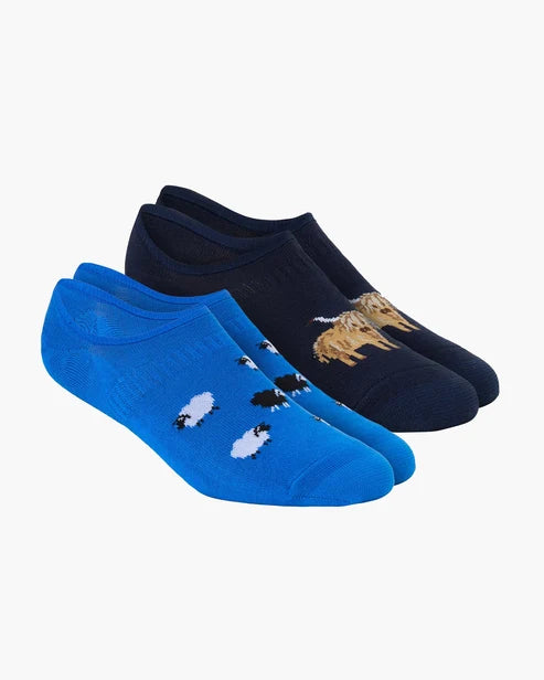 Top Paddock Men's No Show Socks - 2 Pack