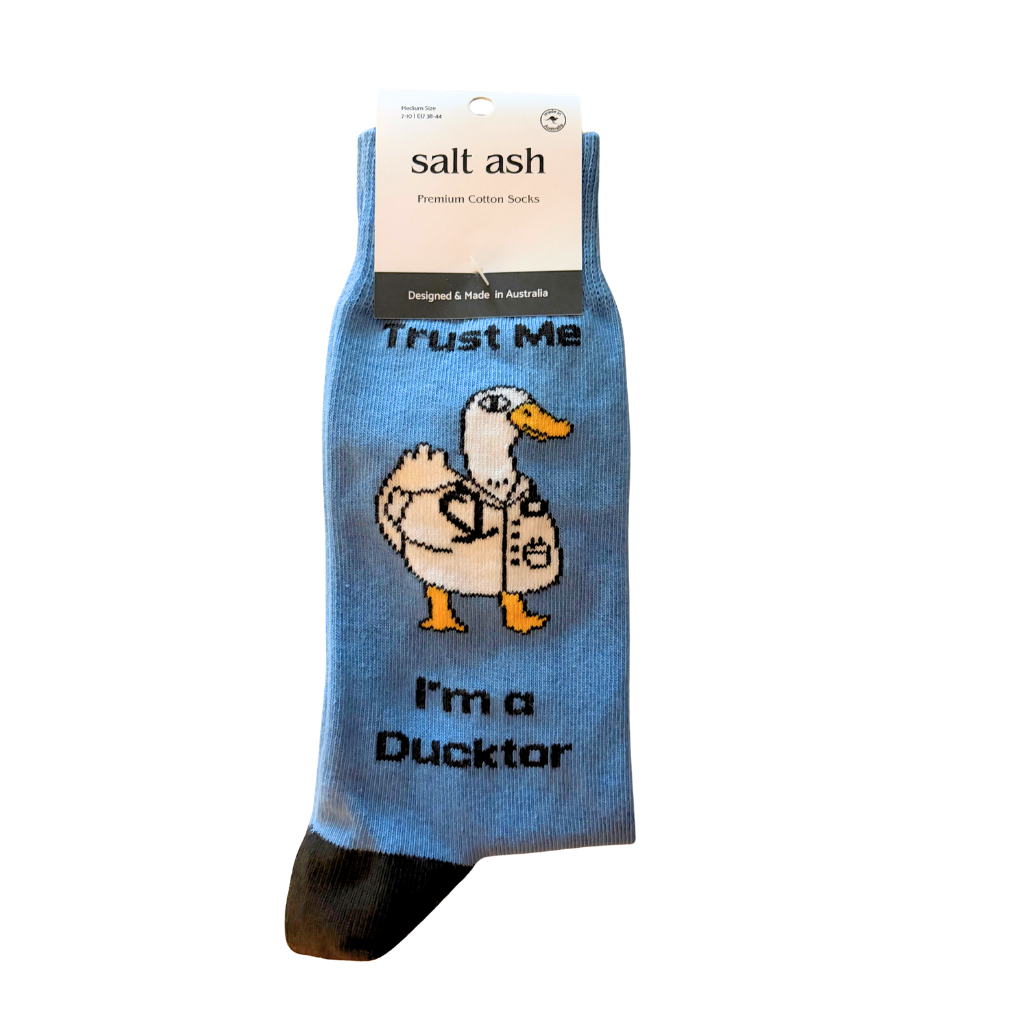 Trust Me Cotton Crew  Sock - Made in Australia