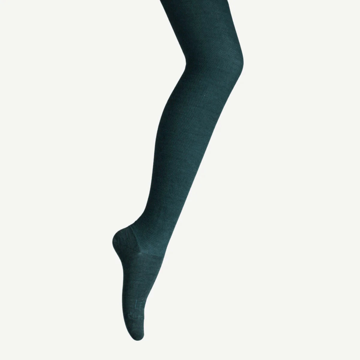 merino wool tights in fern - the sockery