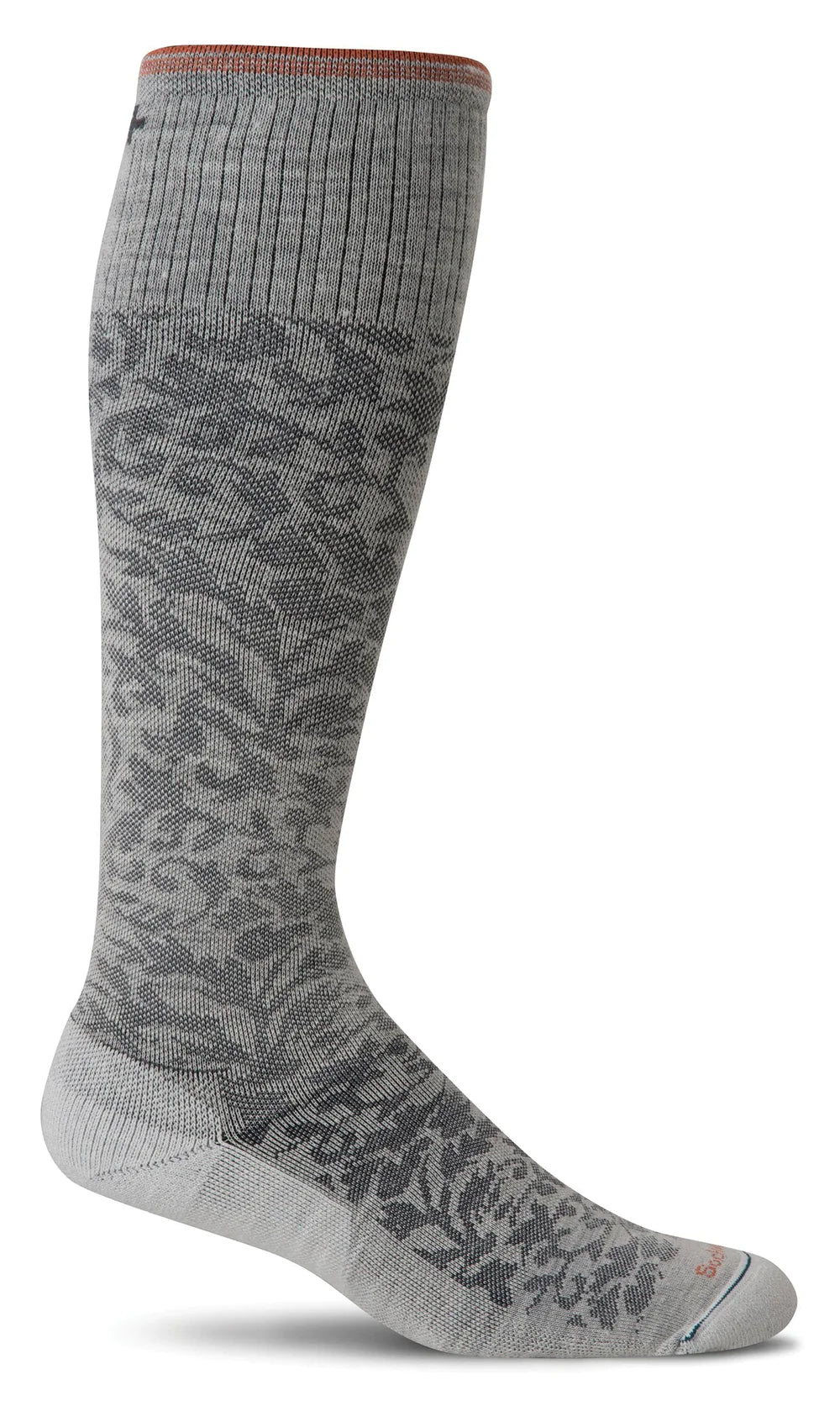 merino and bamboo moderate compression sock - The sockery