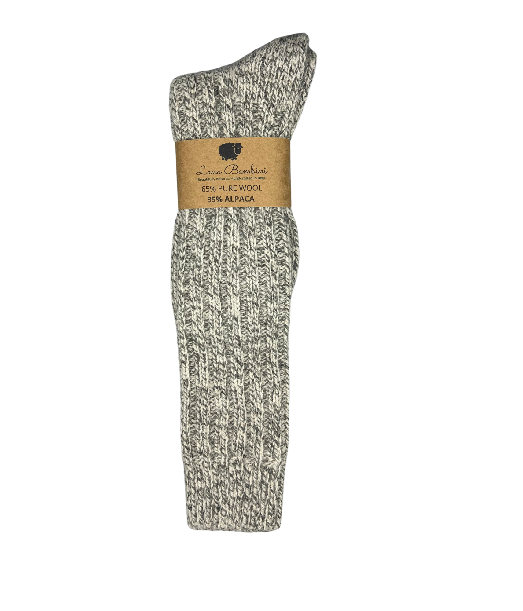 Maria Lungo Wool/Alpaca Knee High Socks in Ash