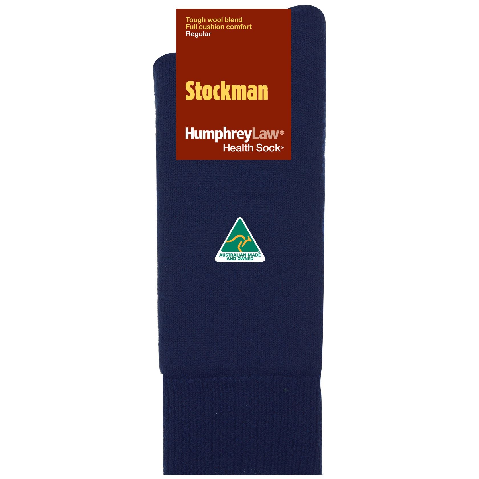 The Stockman Work sock in Navy - The Sockery