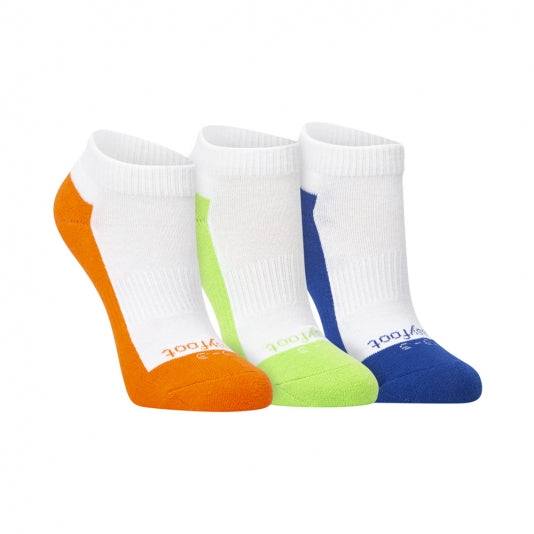 Kid's 3 Pair Pack of Sports Ankle Socks - The Sockery