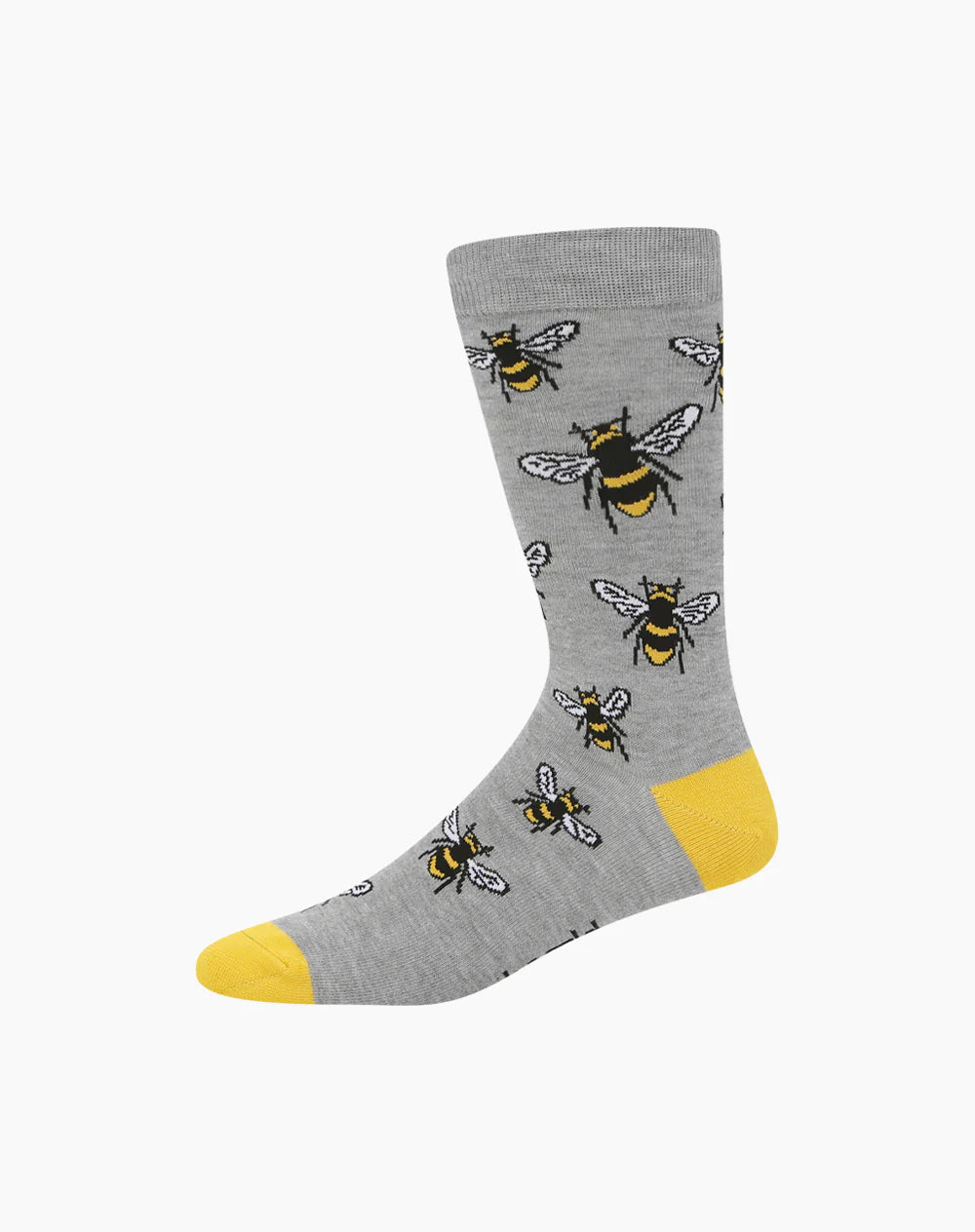 Bumble Bee Men's Bamboo Crew Socks - The Sockery