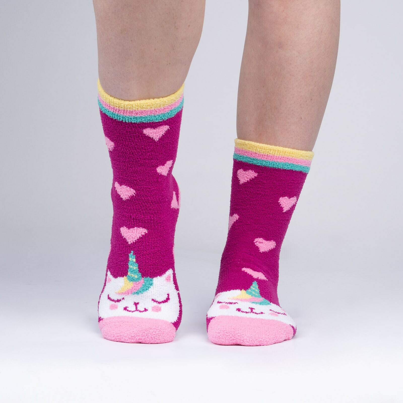 Mewnicorn Women's Slipper Socks