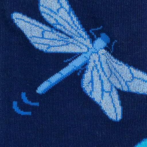 Dragonfly By Night Women's Knee High Socks - The Sockery
