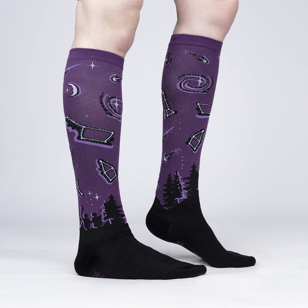Make A Wish Women's Knee High Socks  - Glow in the Dark