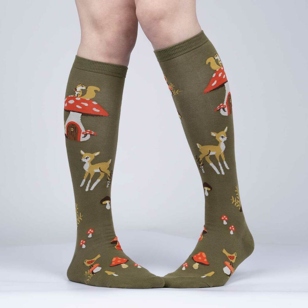 Shroom and Board Women's Knee High Socks - The Sockery