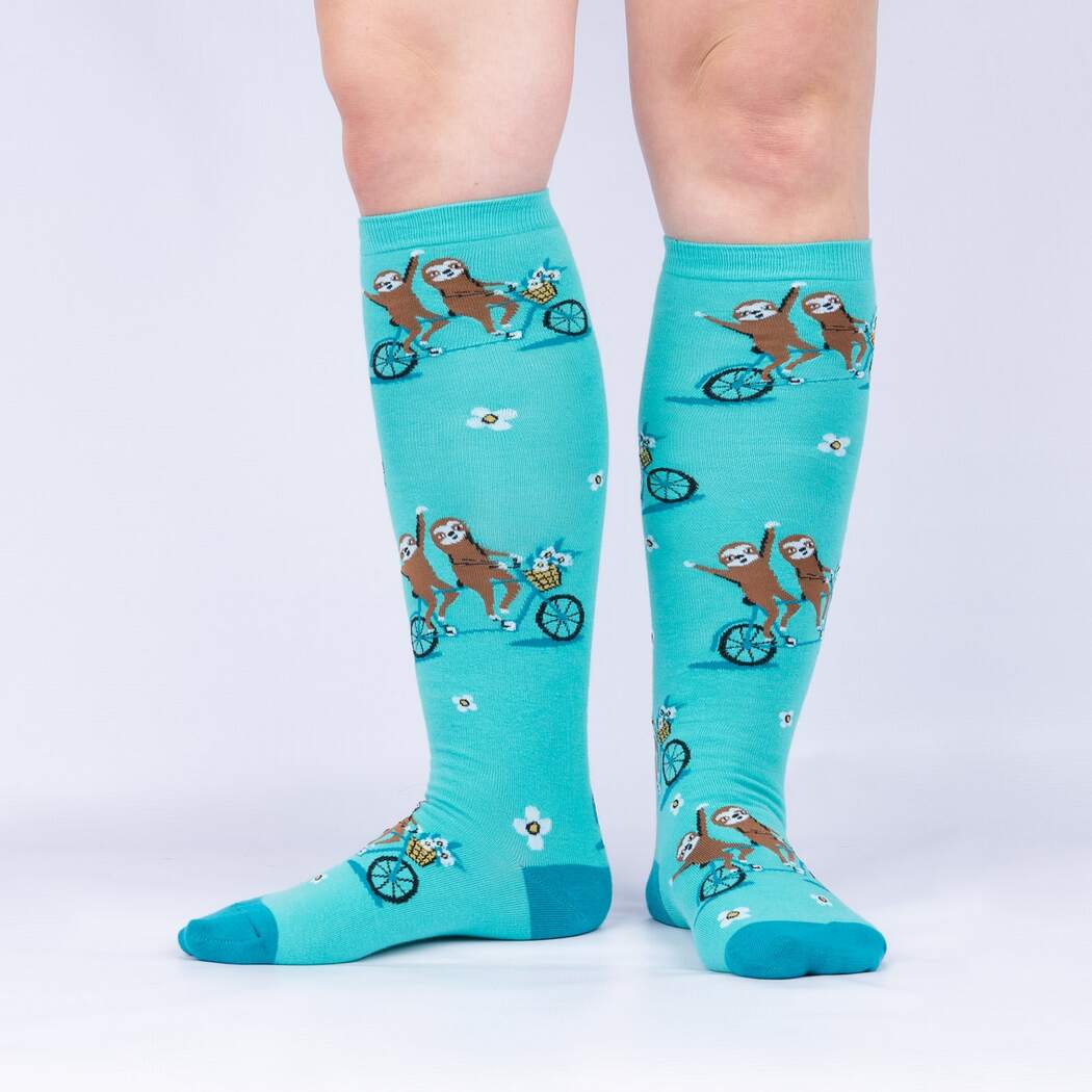 Wheely Great Friends Women's Knee High Socks - The Sockery