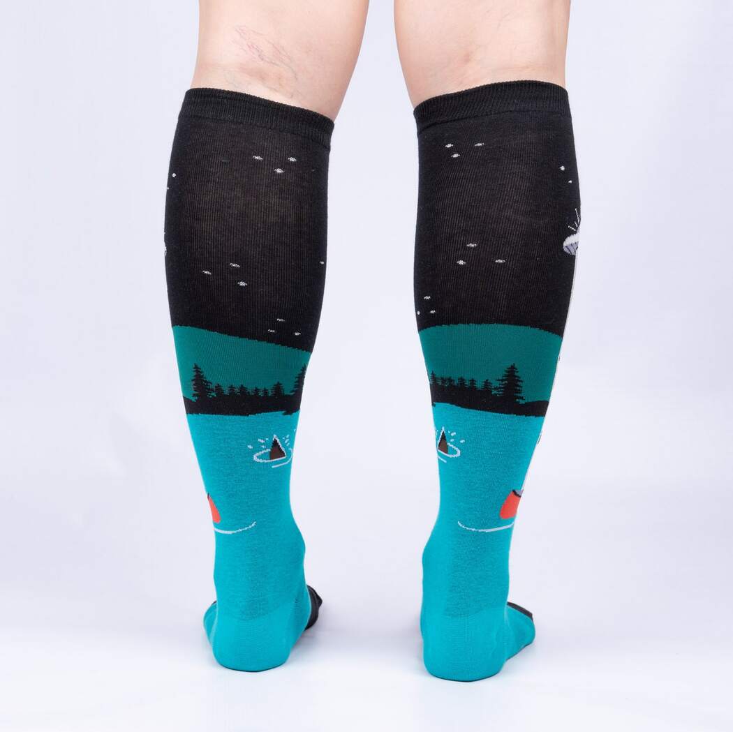 Out of Boaty Experience Women's Knee High Socks - Glow in the Dark - The Sockery