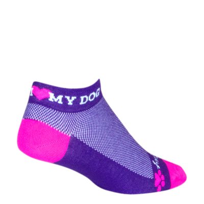 I love my Dog Womens  Sports Socks S/M - The Sockery