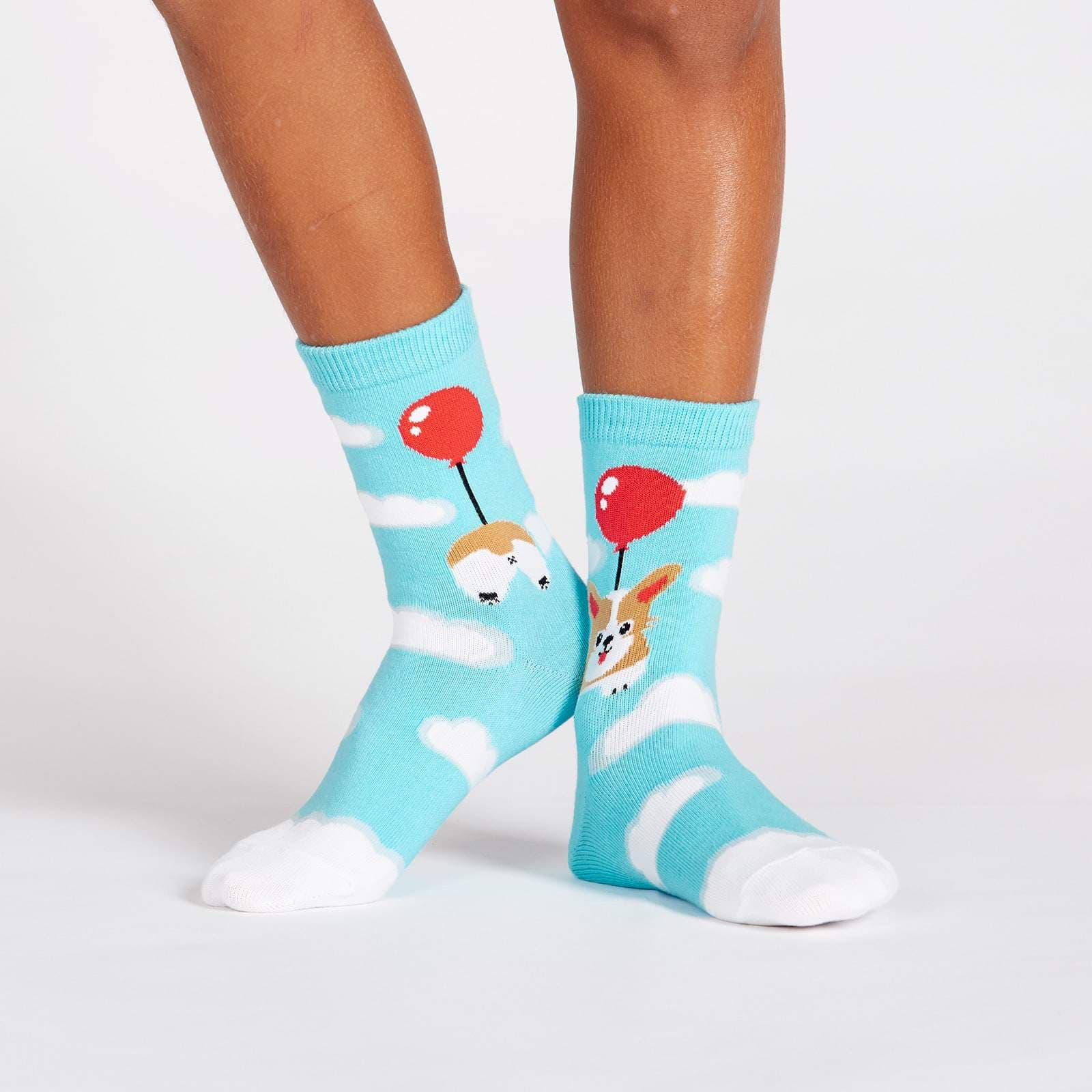 Pup Pup and Away Kid's Crew Socks (Ages 7-10)
