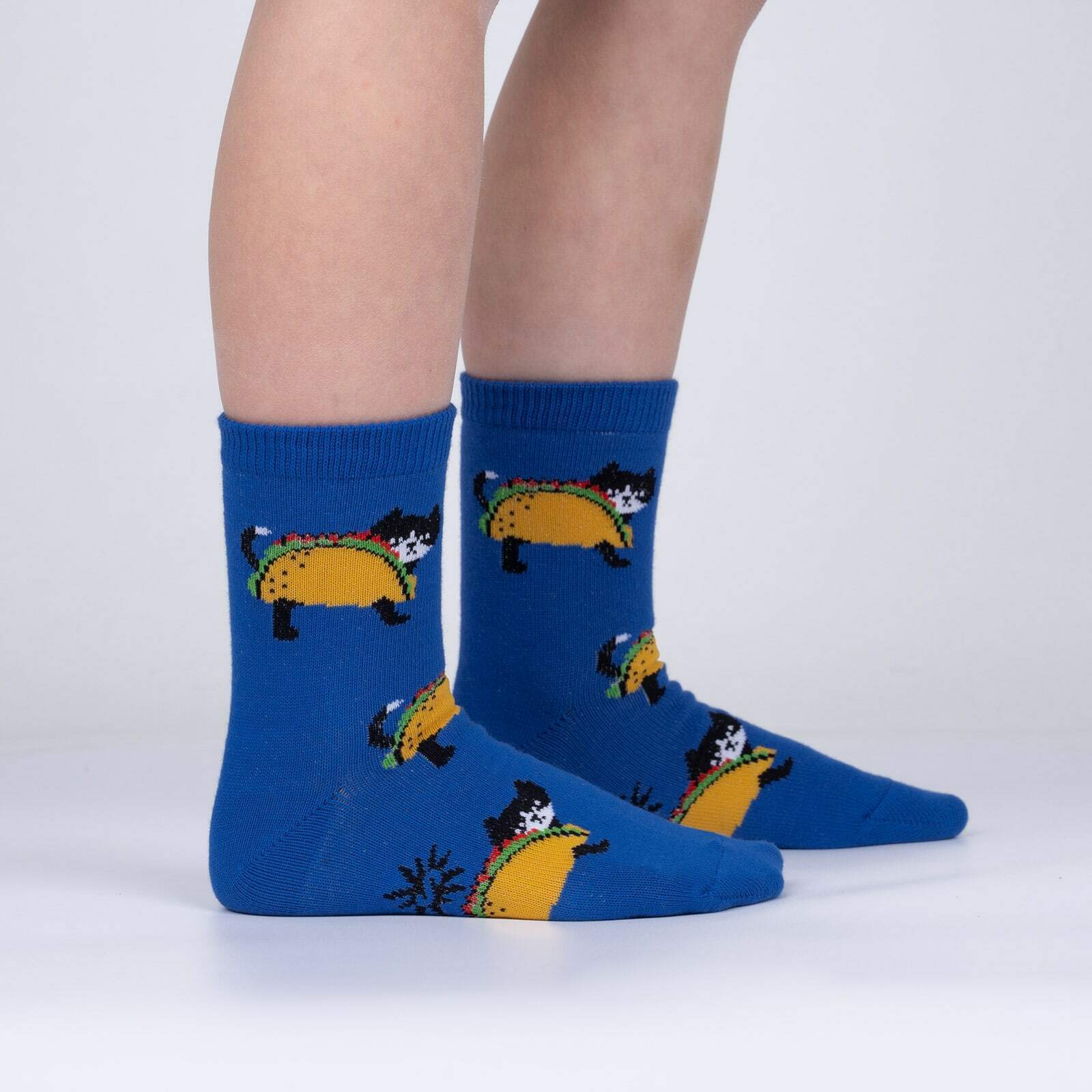 Let's Taco about Cats Kids Crew Socks