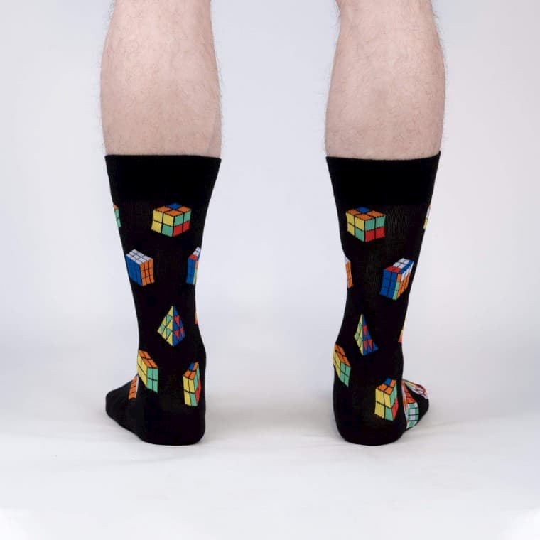 Puzzle Box Crew Sock  - The Sockery
