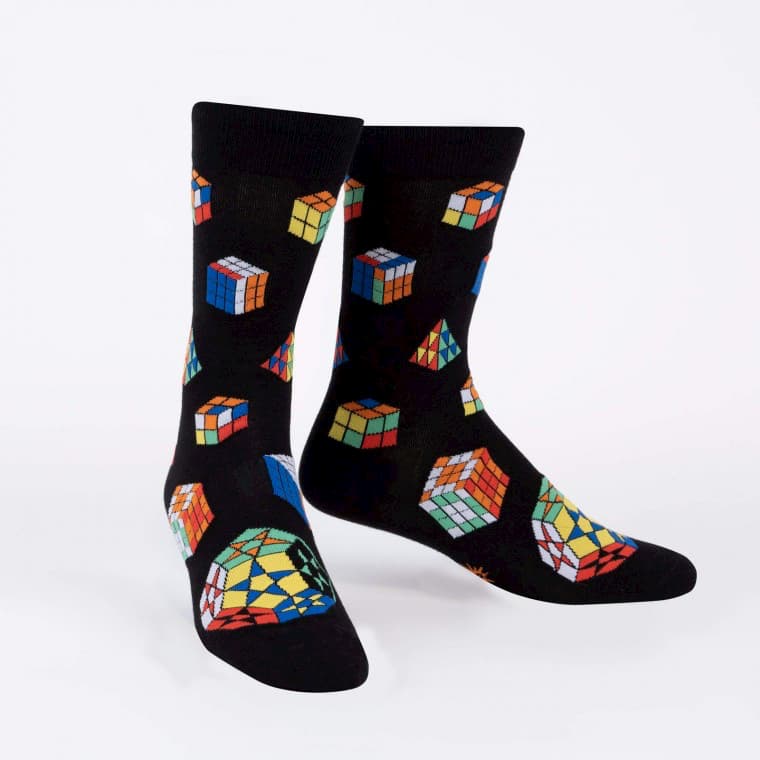 Puzzle Box Crew Sock  - The Sockery