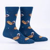 Weiner Dogs, in Space! Men's Crew Socks - Glow in the dark - The Sockery