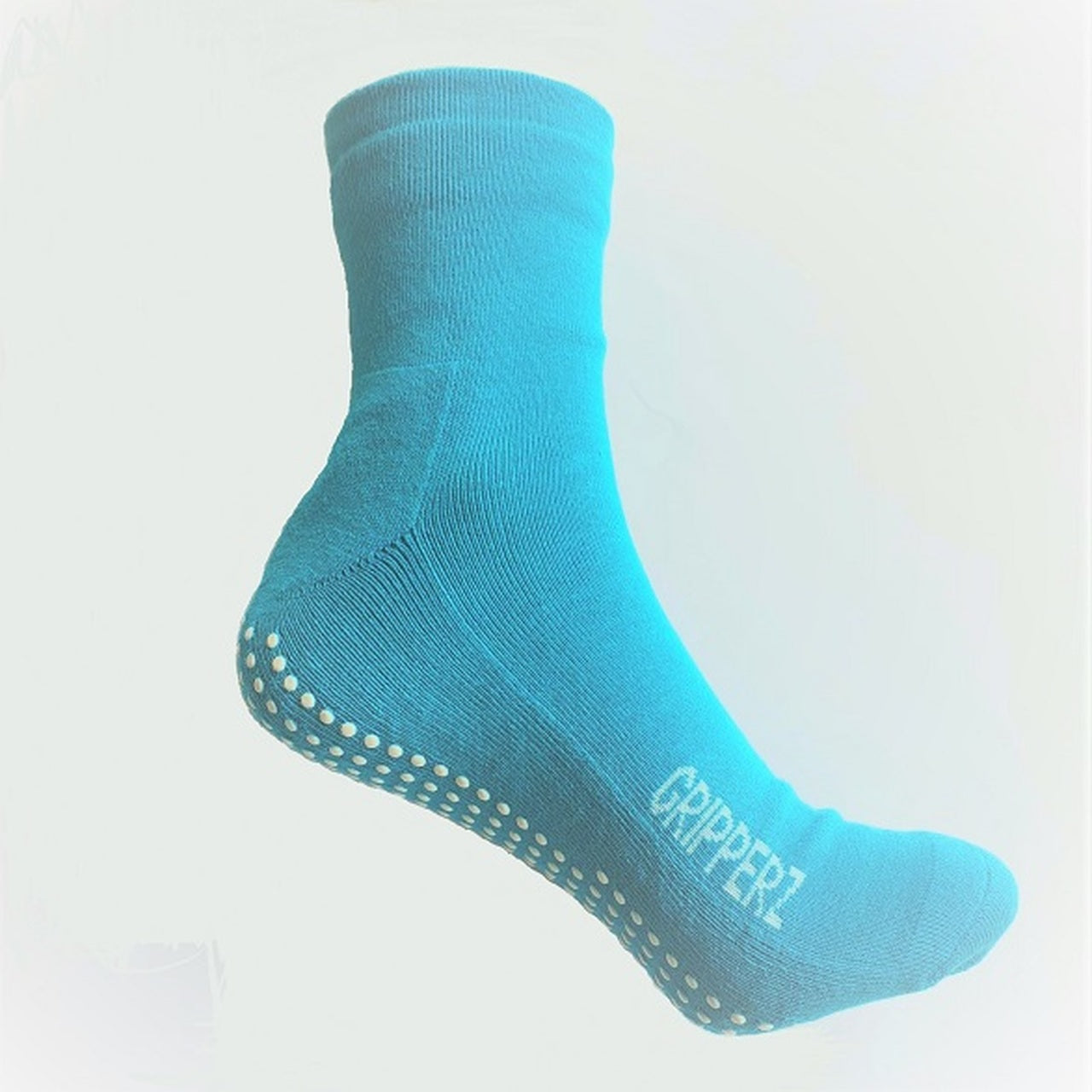 Maxi Hospital Non-Slip Socks in Teal - The Sockery