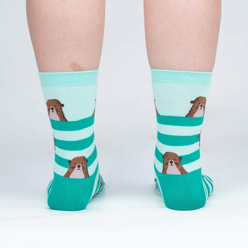 My Otter Foot Women's Crew Sock - The Sockery