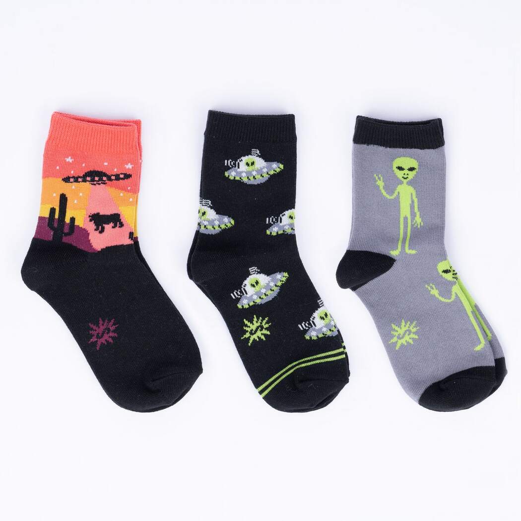 Area 51 Kids Crew Sock - 3 Pack