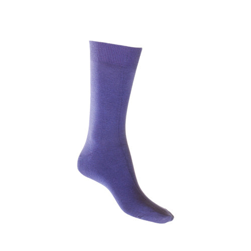 plain purple crew sock made in Australia - The Sockery