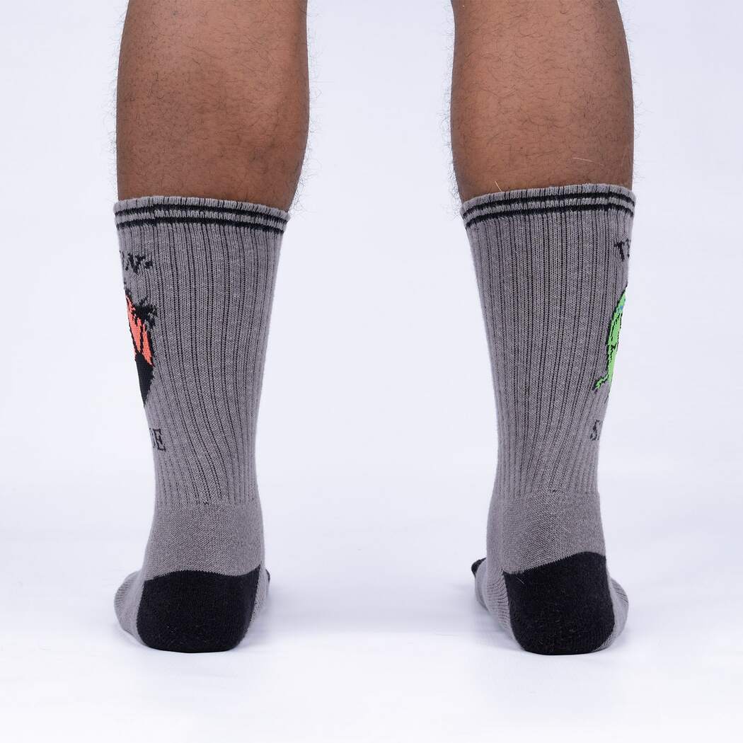 Throwin' Shade Men's Athletic Crew Socks - The Sockery