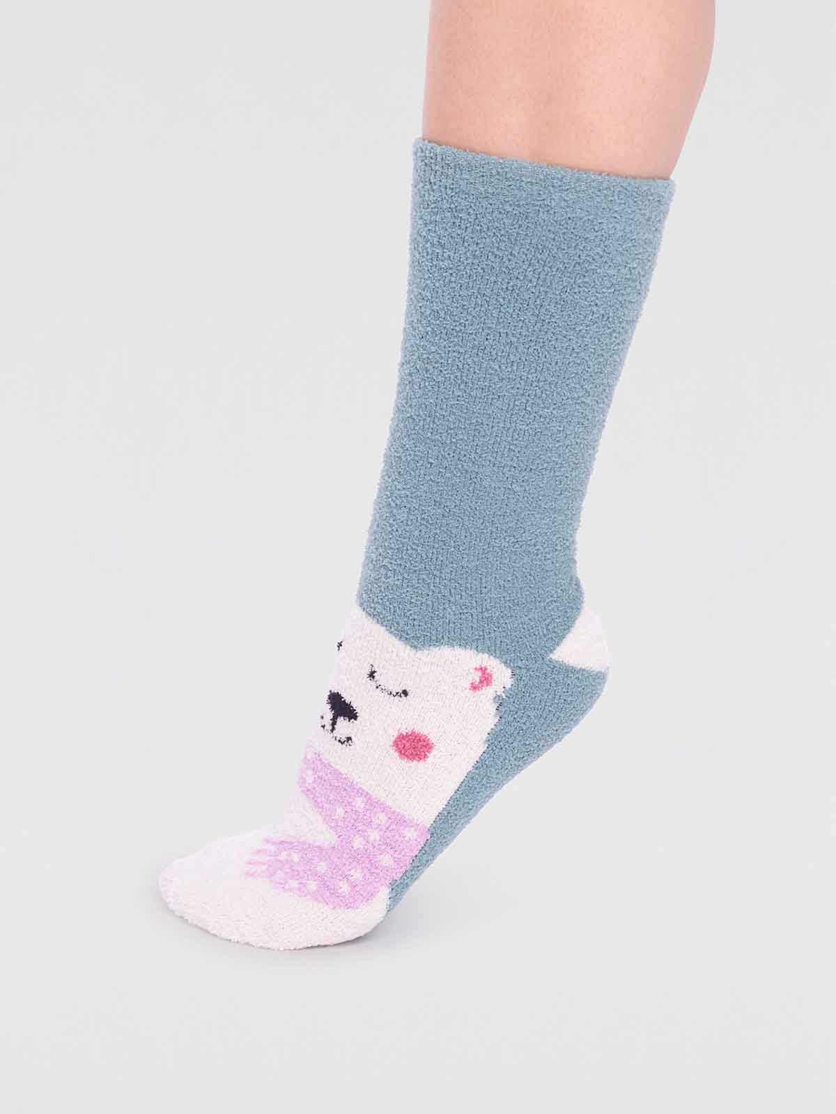 Polar Bear Bed Socks for Kids - The Sockery