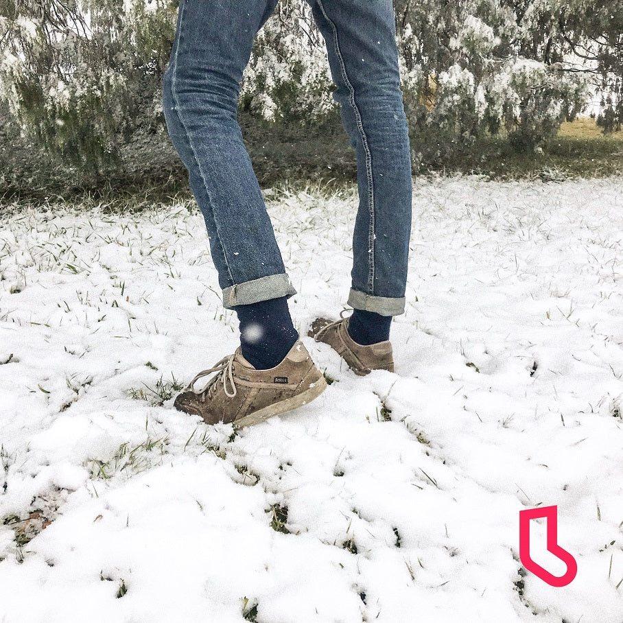 The Stockman Work sock in Navy - The Sockery