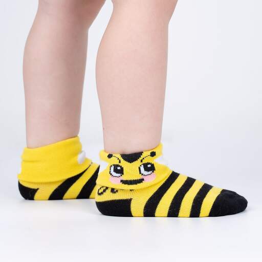 Kids Bee-ing Happy Crew Socks - The Sockery