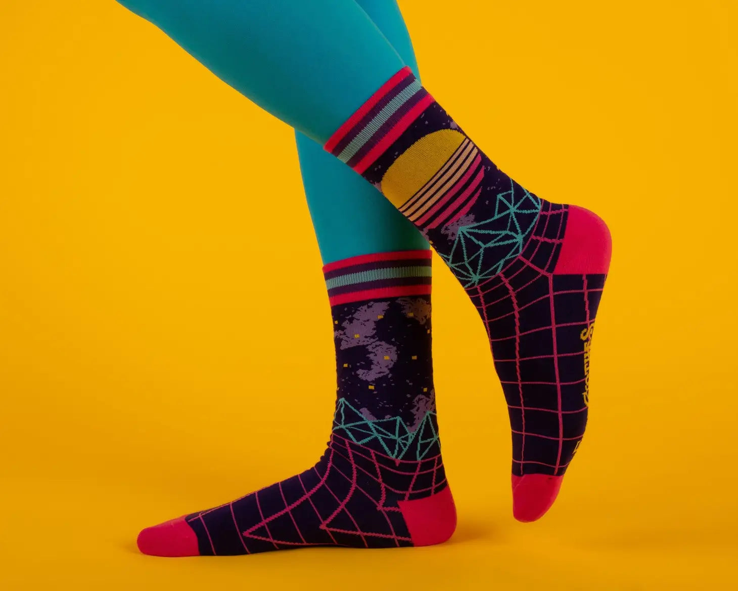 Vaporwave Crew Socks