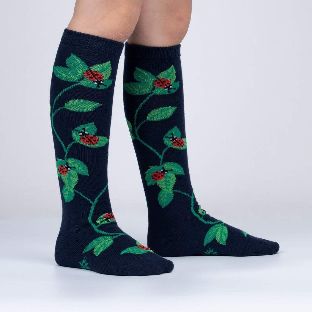 Luck be a Lady Bug Knee High Sock (Aged 3-6) - The Sockery