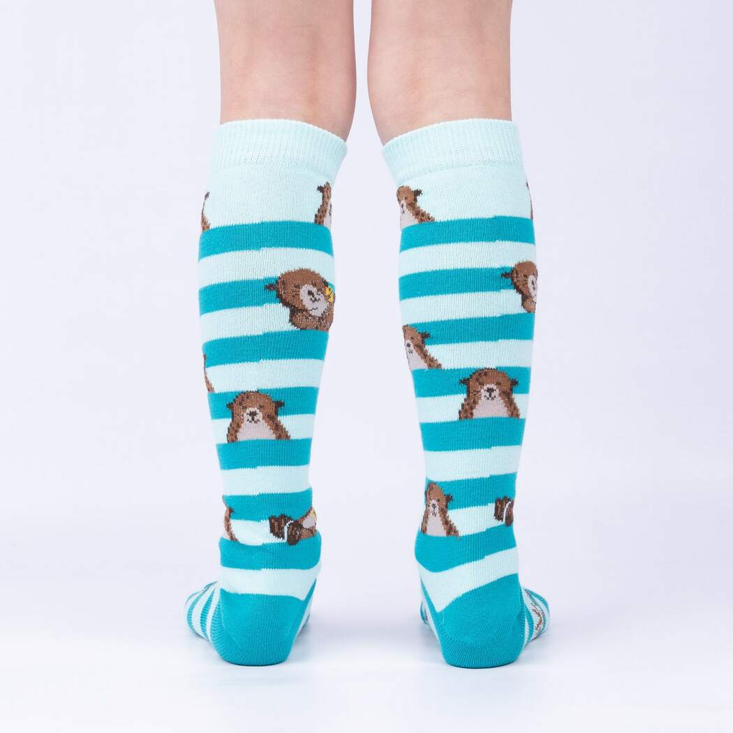 My Otter Foot Kids Knee High Socks - The Sockery