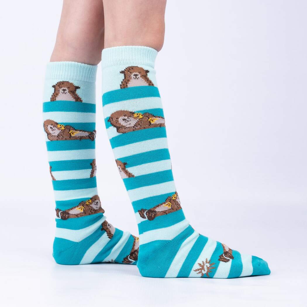 My Otter Foot Kids Knee High Socks - The Sockery