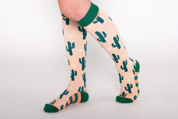 Cacti- Womens Knee High Compression - The Sockery