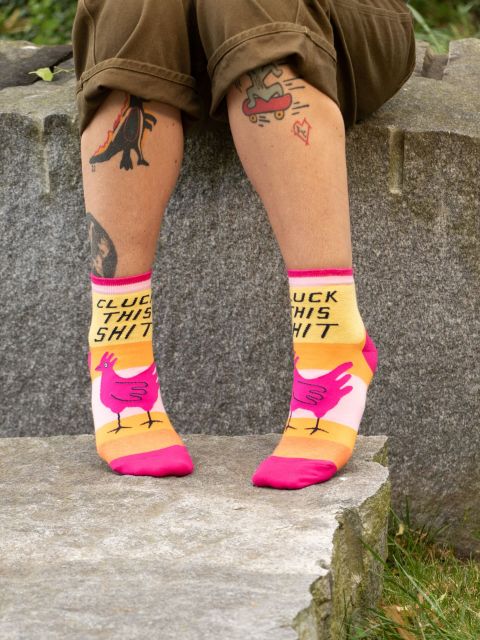 Cluck This Shit Women's Ankle Sock - The Sockery