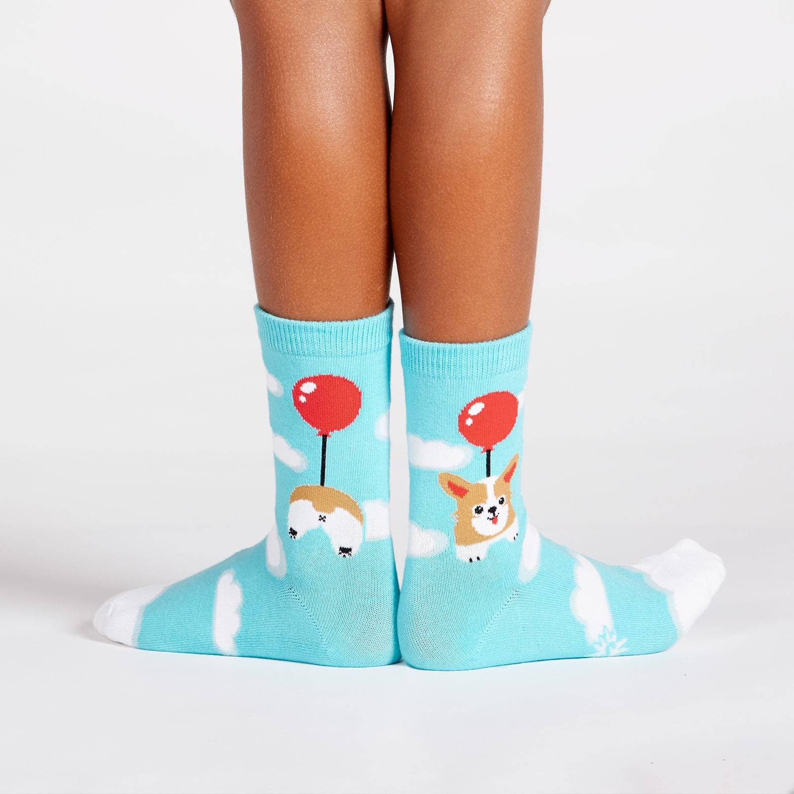 Pup Pup and Away Kid's Crew Socks (Ages 7-10)