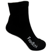 black ankle length grip sock - The Sockery