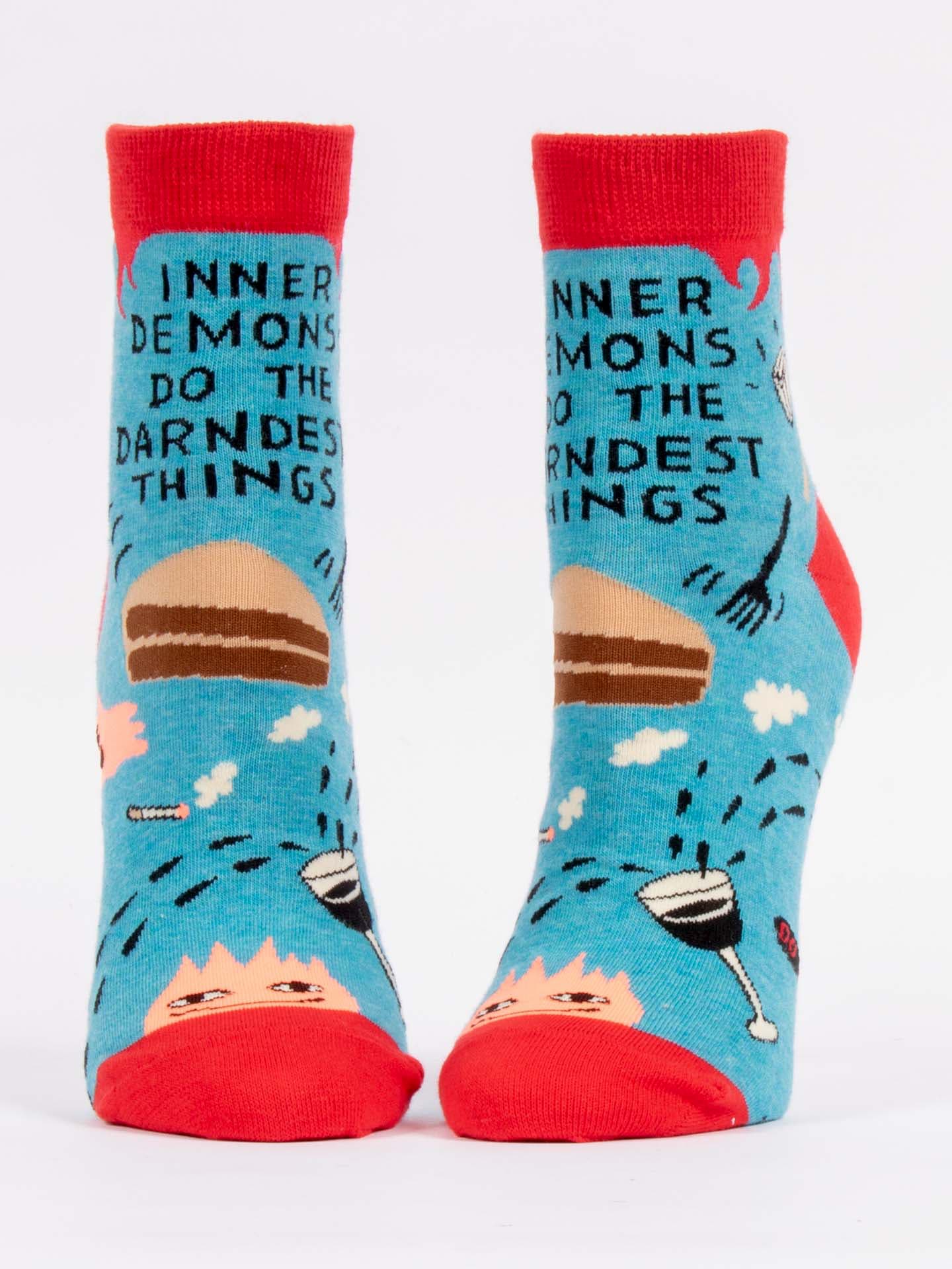 Inner Demons Ladies Ankle Socks
