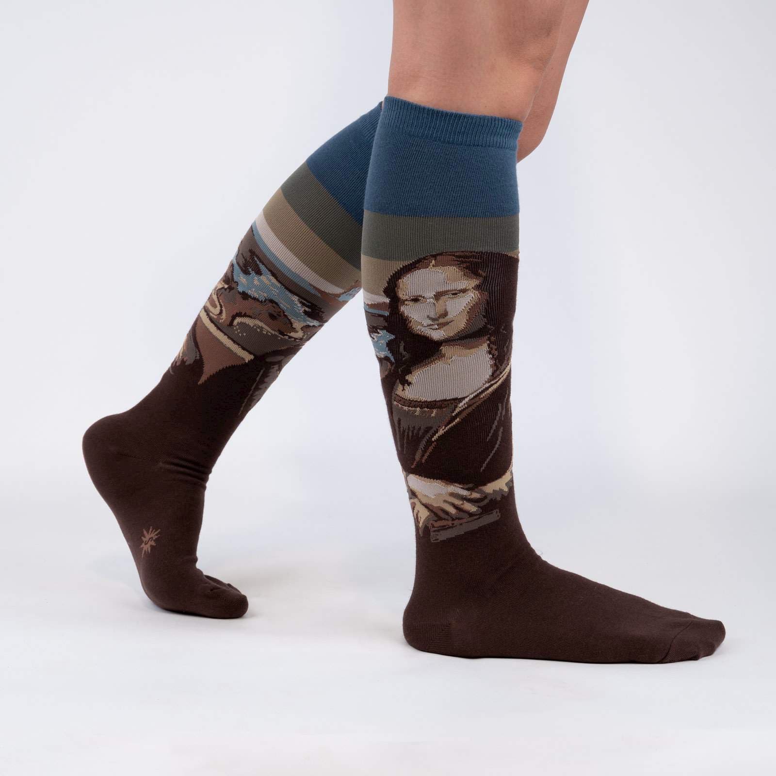 Mona Lisa Womens Knee High Sock