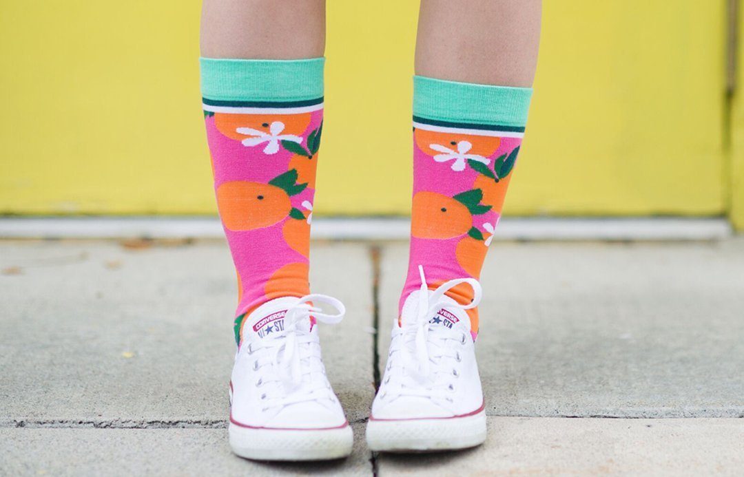Rainbow Non-Slip Circulation Socks