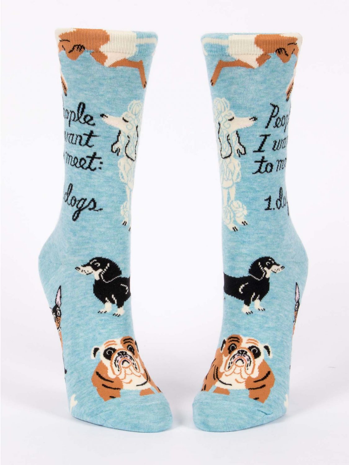 People I want to Meet: Dogs Women's Crew Sock - The Sockery