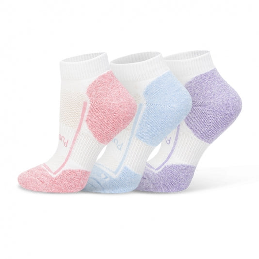 Womens 3 Pair Pack of Sports Ankle Socks