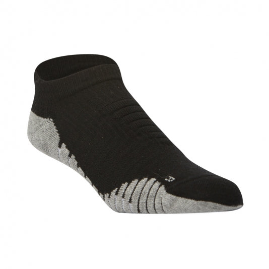 cross trainer ankle sock in black