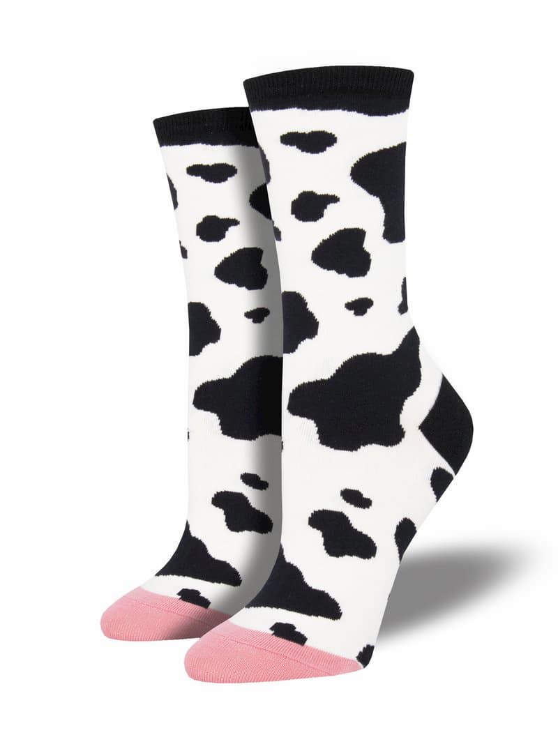 Moo Women's Crew Socks