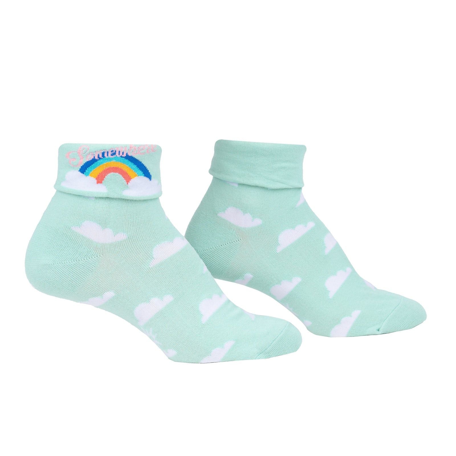 Somewhere Over the Rainbow Turn Cuff Crew